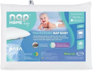 Travesseiro NAP Baby RN, confeccionado em espuma 100% viscoelástica perfurada para evitar o sufocamento. Possui revestimento em malha macia e leve para o conforto do bebê. Sua tecnologia Nasa NAP permite que após comprimido ele volte a forma inicial, evitando deformações da peça. Ideal para o bem-estar da noite de seu recém nascido. Indicado para bebês de zero à 1 ano.